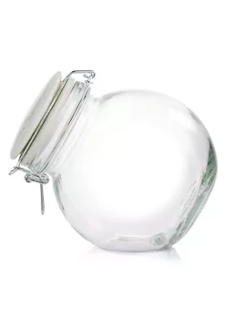 Gibson Home 1.9 Quart Glass Canister with Decorated Ceramic Lid -Fossil store Belk 819