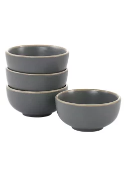 Gibson Home Rockaway 4 Piece 3.5 Inch Fruit Bowl Set -Fossil store Belk 832