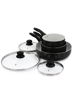 Gibson Home Gazebo Ceramic Nonstick Aluminum 11 Piece Cookware Set -Fossil store Belk 835