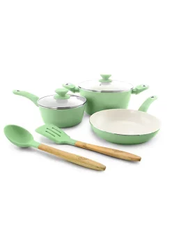 Gibson Home Plaza Café 7 Piece Essential Core Aluminum Cookware Set