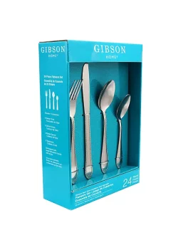 Gibson Home New Wilmington Flatware Set, Set of 24