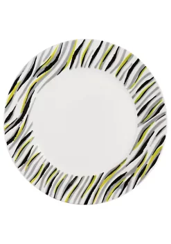 Gibson Home 16 Piece Fine Ceramic Safari Dinnerware Set -Fossil store Belk 863