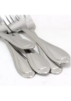 Gibson Home New Wilmington Flatware Set, Set of 24 -Fossil store Belk 87