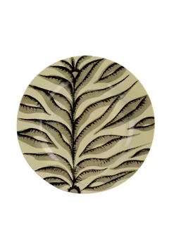 Gibson Home 16 Piece Fine Ceramic Jungle Dinnerware Set -Fossil store Belk 882