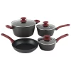 Gibson Home Marengo 7 Piece Forged Aluminum Cookware Set -Fossil store Belk 884