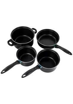 Gibson Home Newton 7 Piece Carbon Steel Cookware Set in Black -Fossil store Belk 908