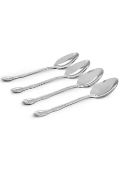 Gibson Home Abbie 4 Piece Stainless Steel Dinner Spoon Set -Fossil store Belk 92