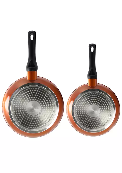 Gibson Home Hummington 2 Piece 10 Inch & 8 Inch Aluminum Frying Pan Set 4 Gibson Home Hummington 2 Piece 10 Inch & 8 Inch Aluminum Frying Pan Set - Image 2