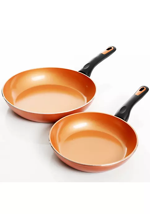Gibson Home Hummington 2 Piece 10 Inch & 8 Inch Aluminum Frying Pan Set 8 Gibson Home Hummington 2 Piece 10 Inch & 8 Inch Aluminum Frying Pan Set - Image 6
