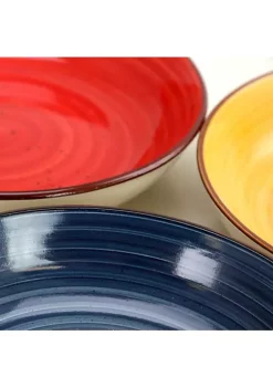 Gibson Home Color Speckle 4 Piece Bowl Set -Fossil store Belk 99