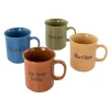 Gibson Home Thoughtful Morning 4 Piece 26 Ounce Stoneware Cup Set in Assorted Colors -Fossil store Belk 999